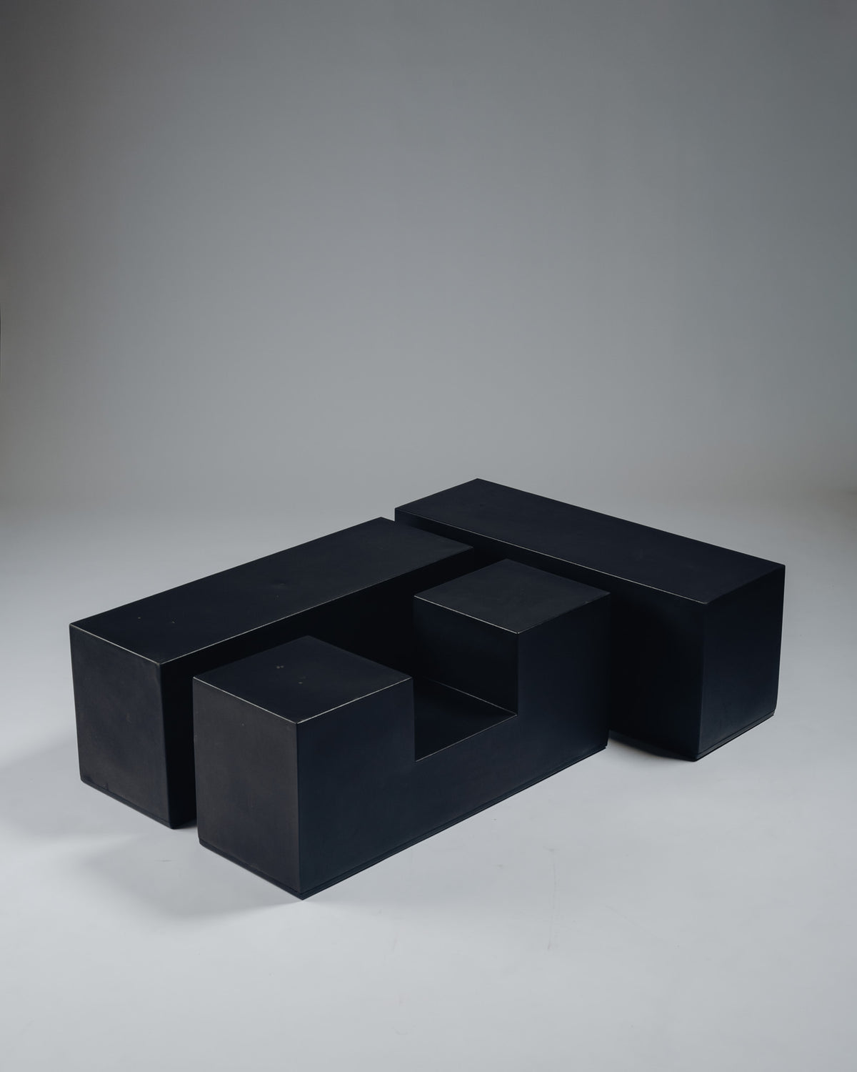 TABLE BASSE MODULABLE 'GLI SCACCHI', MARIO BELLINI, 1970s