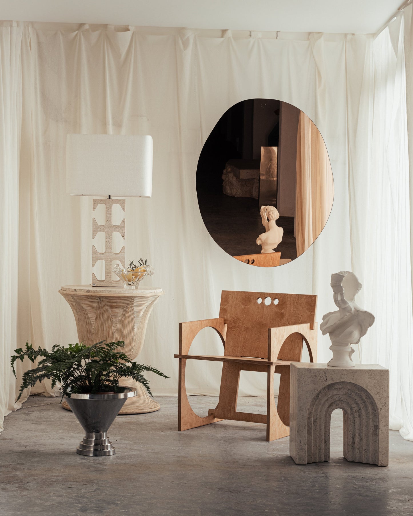 Coral mirror (photos)