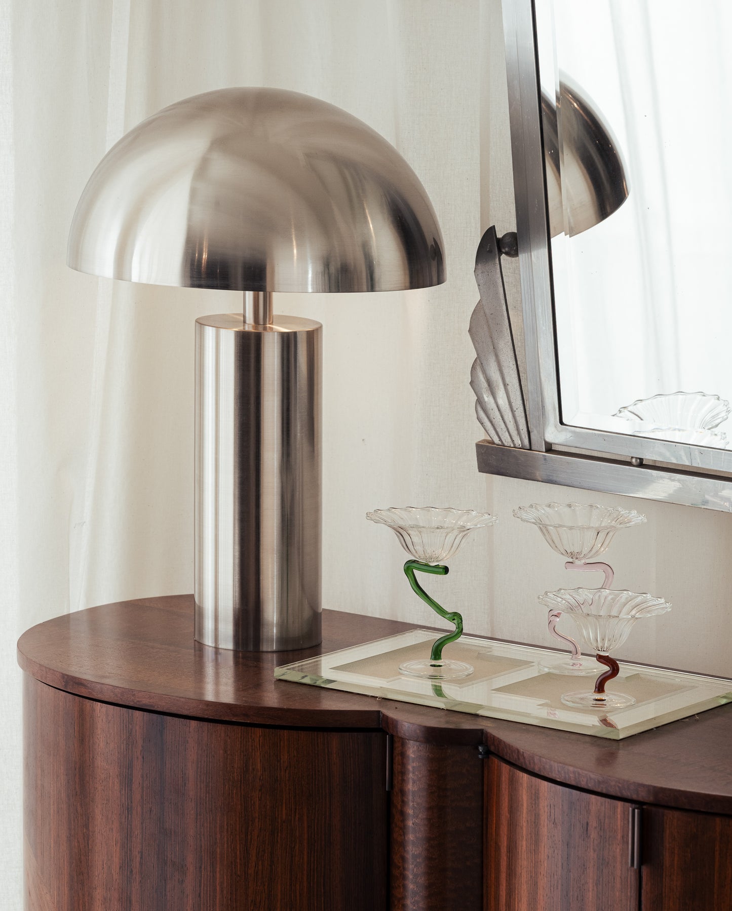 Adei stainless steel table lamp