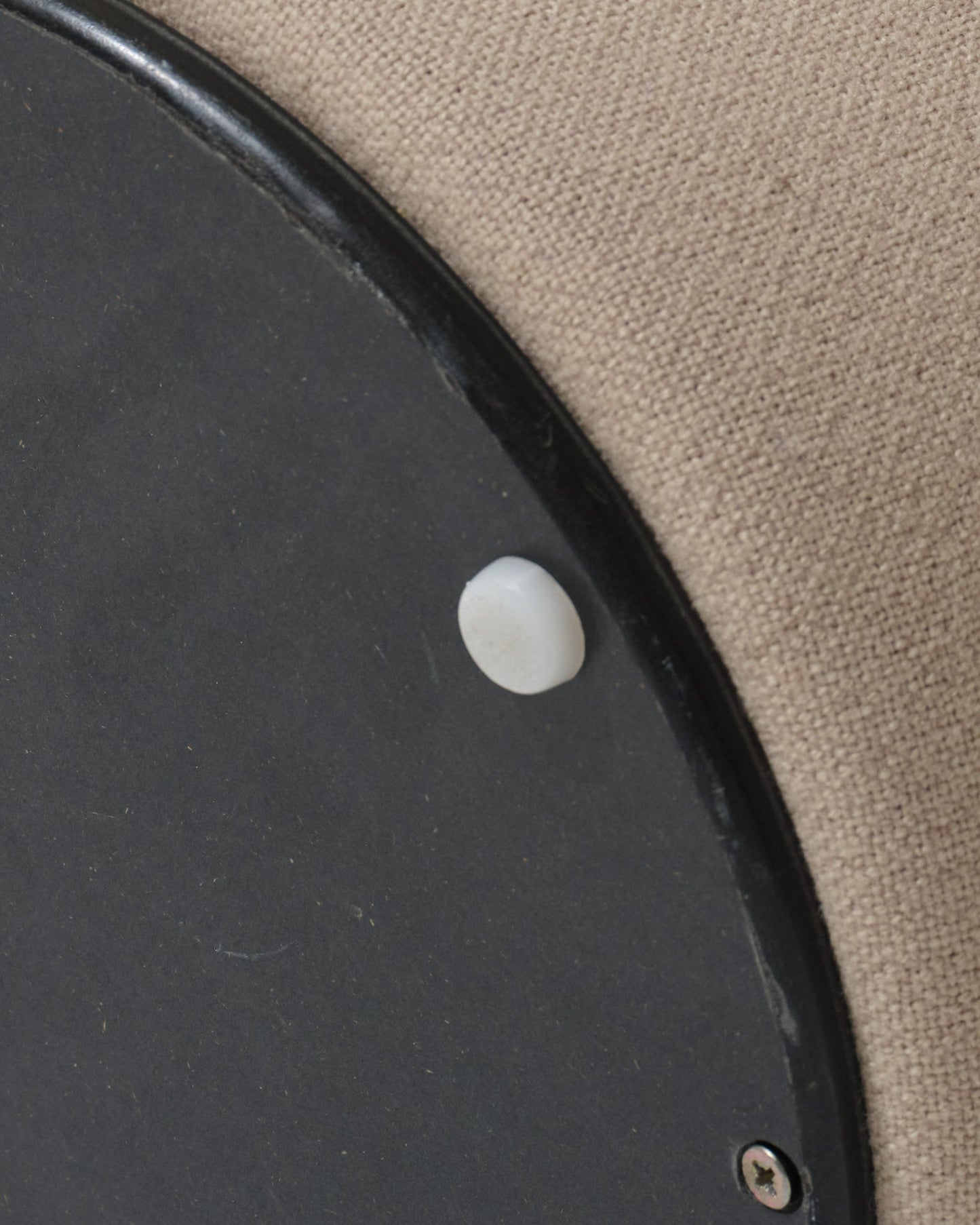 OTTOMAN MUSHROOM KVADRAT BEIGE FABRIC, PIERRE PAULIN, 1970s