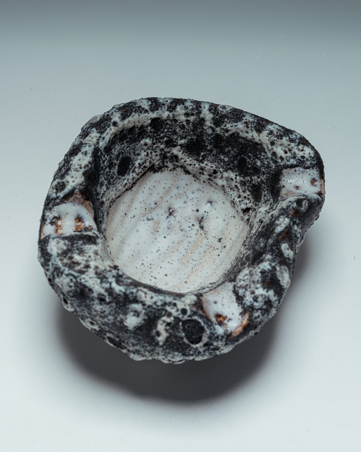 FAT LAVA CERAMIC ASHTRAY, VALLAURIS, 1960s