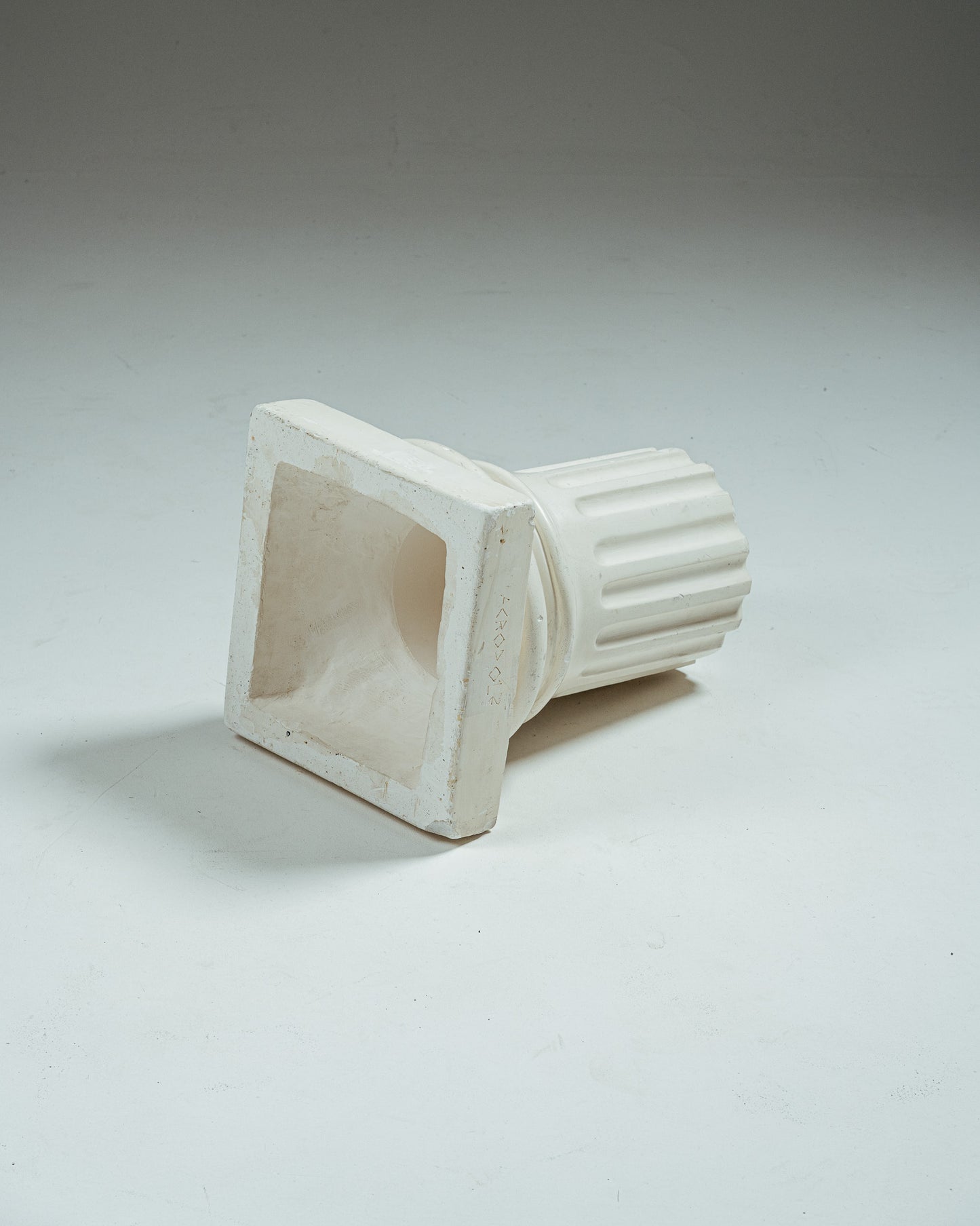 WHITE PLASTER COLUMN, 1940s