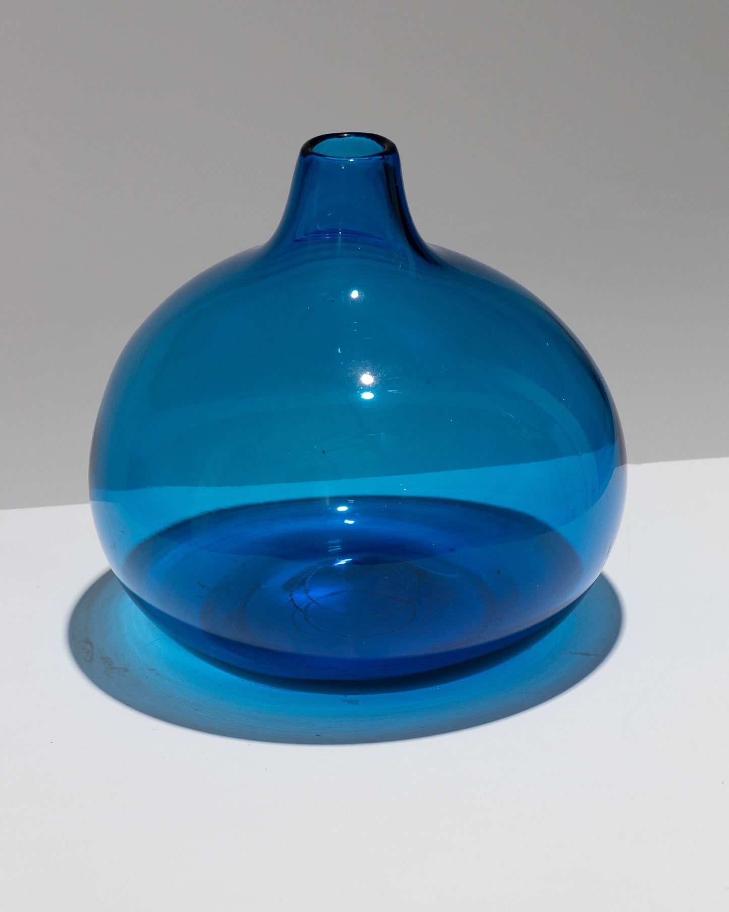Blue glass bubble, 1960s