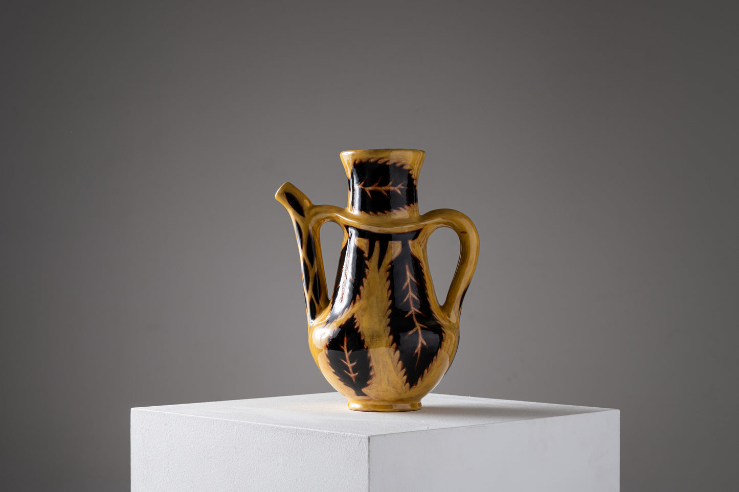 Large ceramic pitcher, Jean Lurçat, 1960s