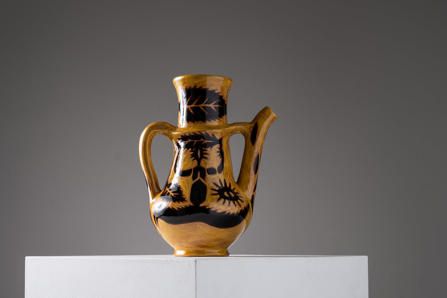Large ceramic pitcher, Jean Lurçat, 1960s