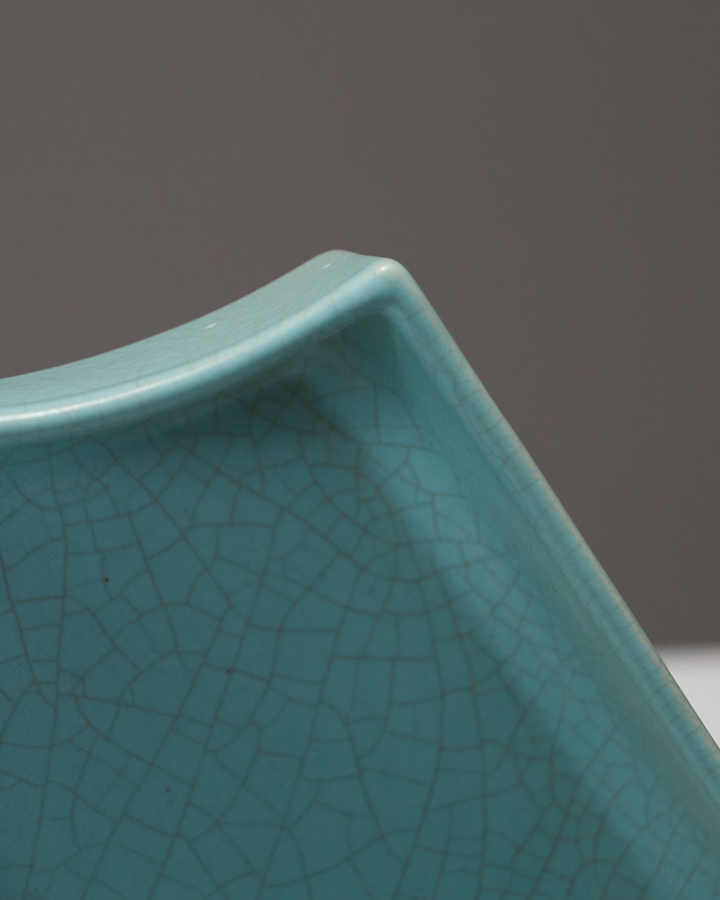 VIDE-POCHE EN CÉRAMIQUE TURQUOISE, PRIMAVERA, 1930s