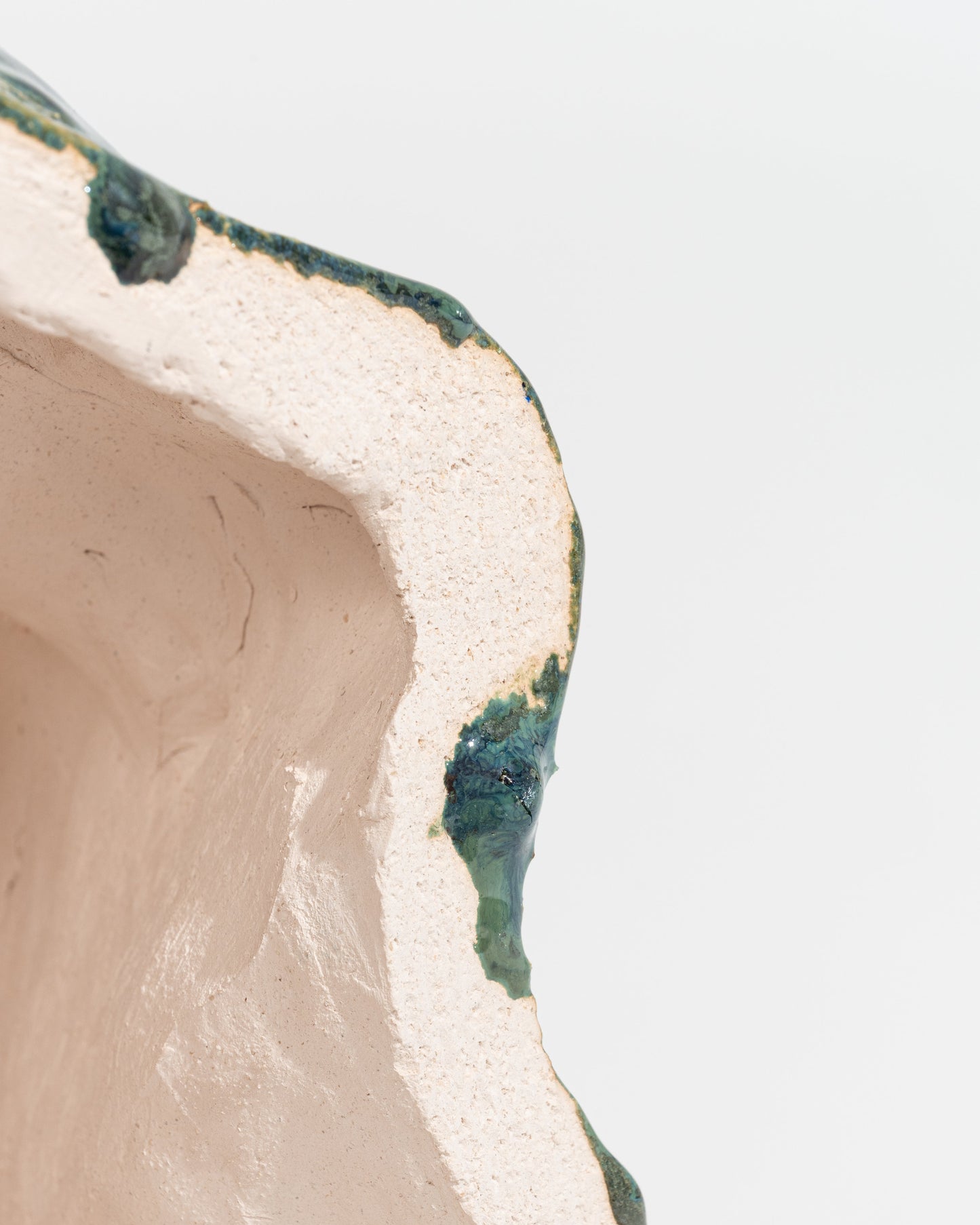 TABLE D'APPOINT GRÈS VERT