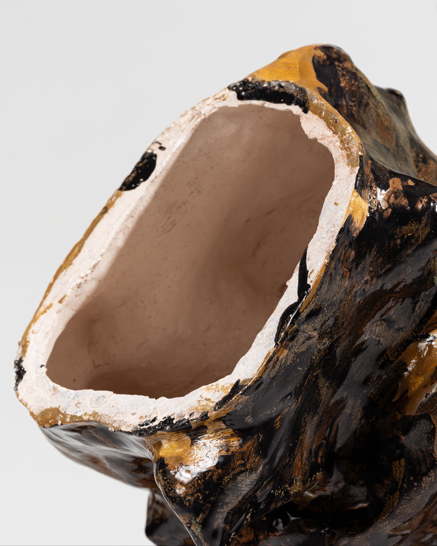 Lezard skin candle holder