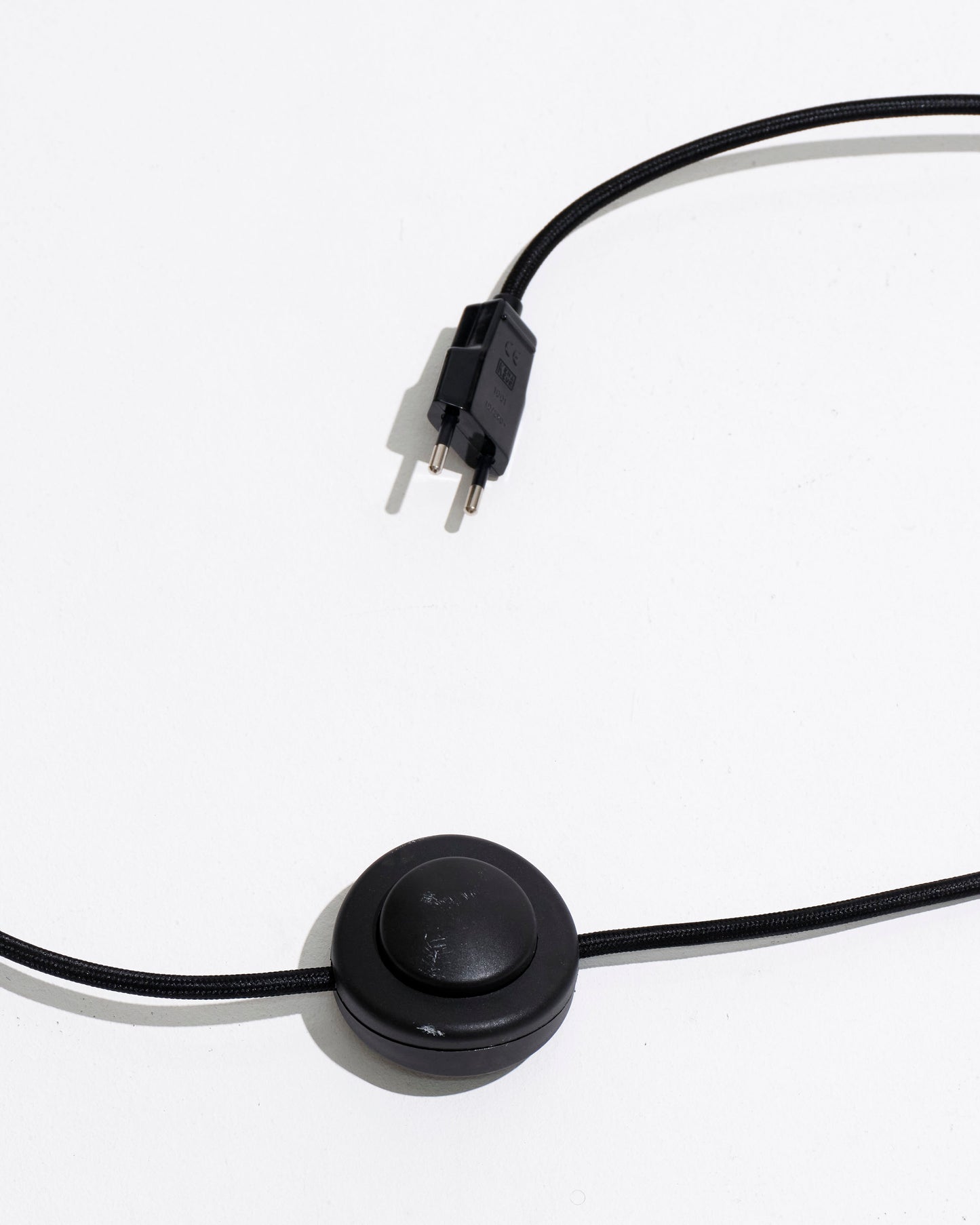 Black and gold metal floor lamp, 1950s