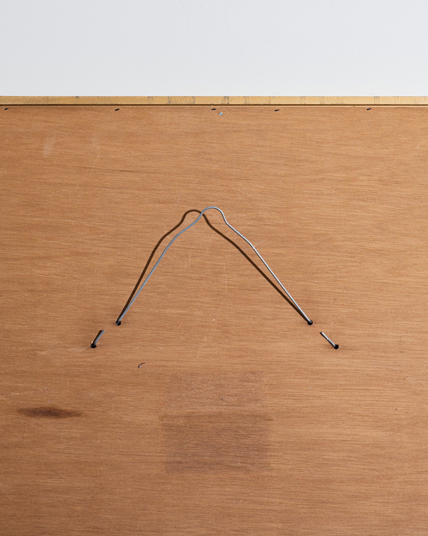 CLOISONNÉ GLASS AND BRASS MIRROR, 1970s