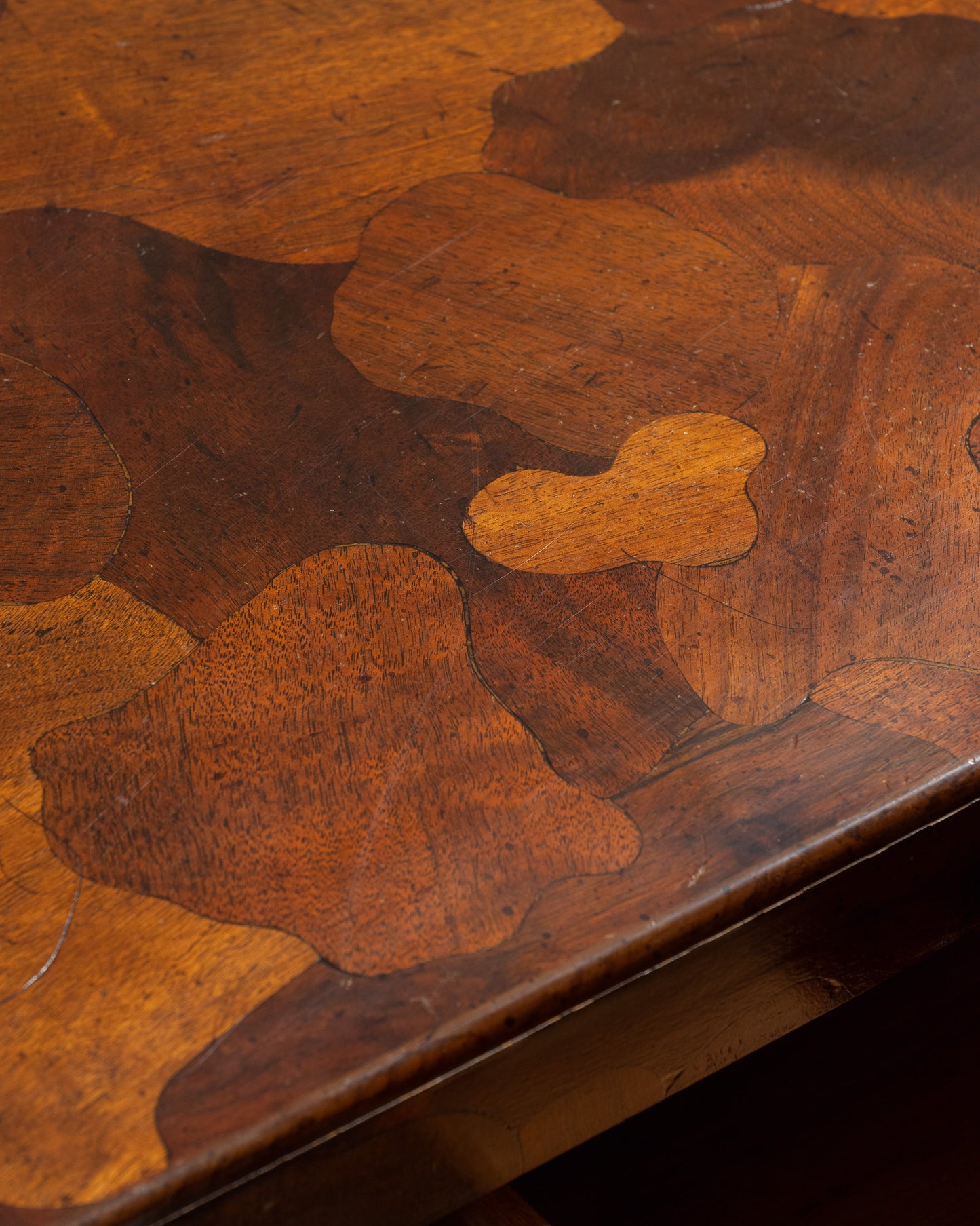 OLIVE WOOD VENEER SIDEBOARD, 1950S