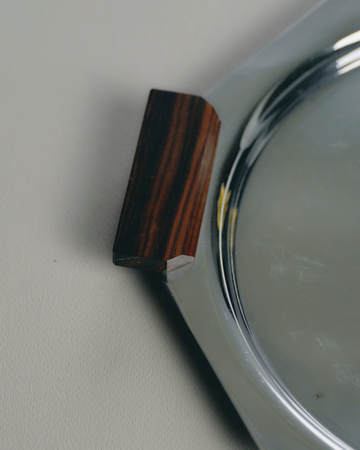 PLATEAU ART DÉCO EN MÉTAL ARGENTÉ, 1930s