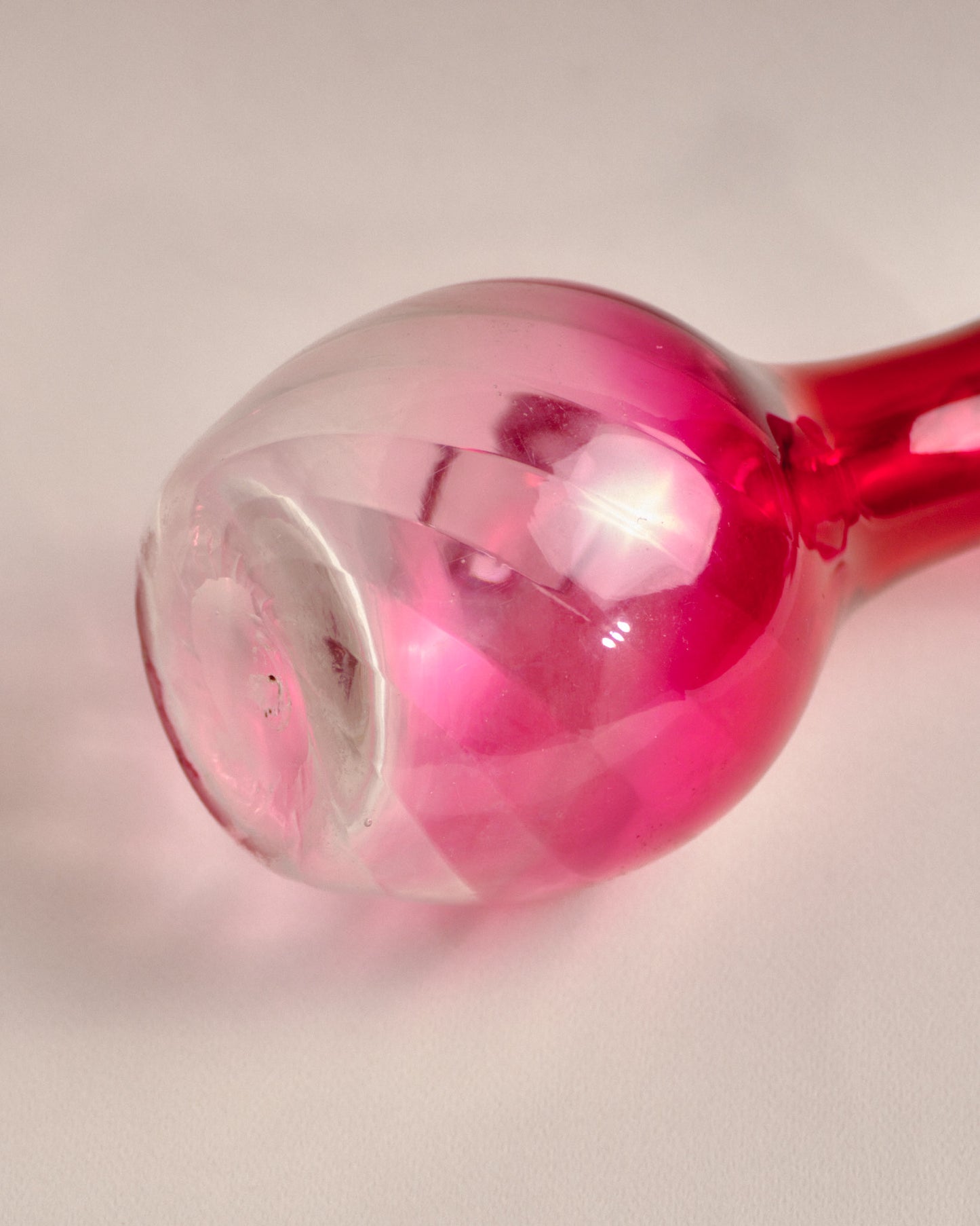 GLASS PITCHER, 1970s