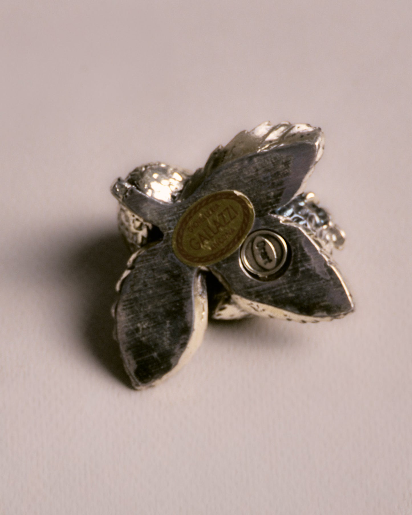 Miniature silver-plated metal fruits, Maison Gallazzi