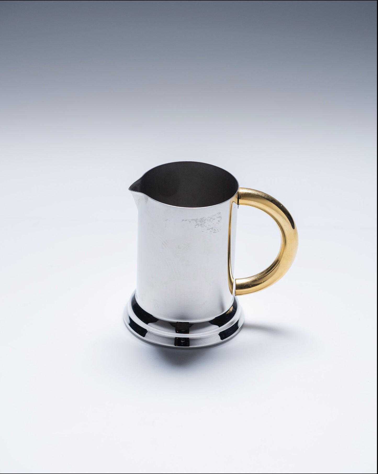 SERVICE A CAFÉ EN INOX ET LAITON, 1980s