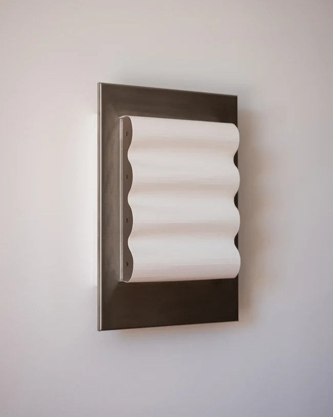 Raw Alu Frame wall sconce S
