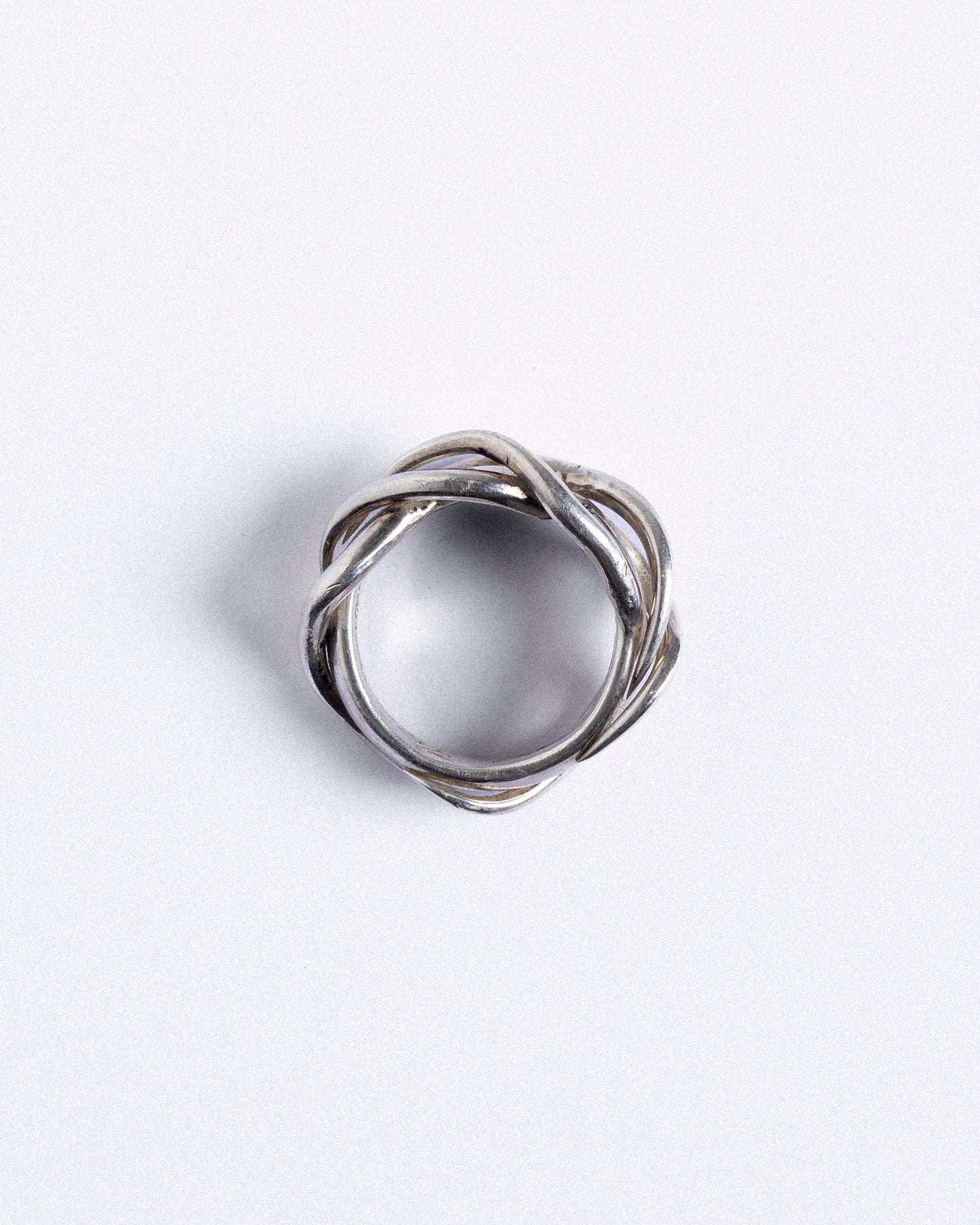 BAGUE SOLITAIRE NOIR EN ARGENT 950