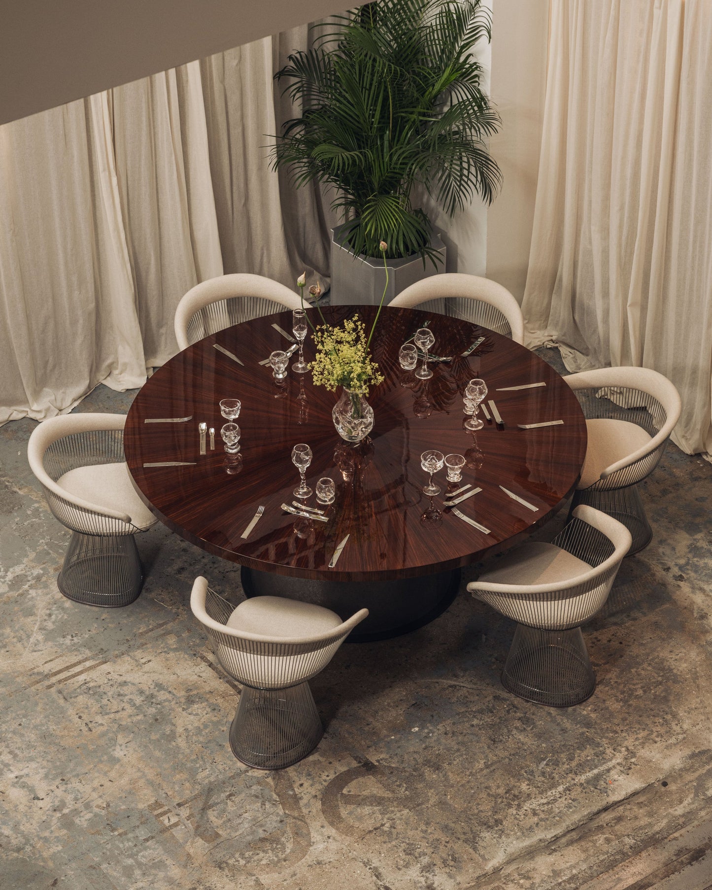 TABLE TERRA EN PALISSANDRE