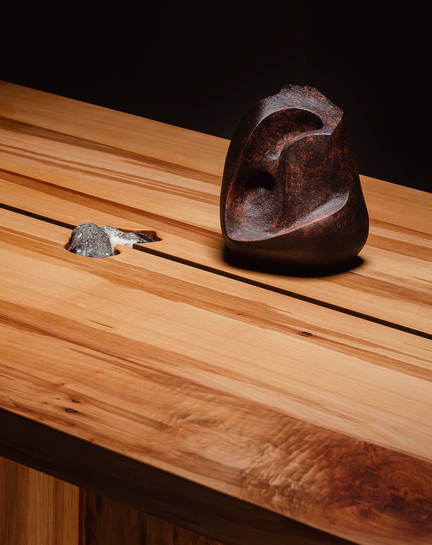 SCULPTURE À POSER BRAISES EN GRÈS