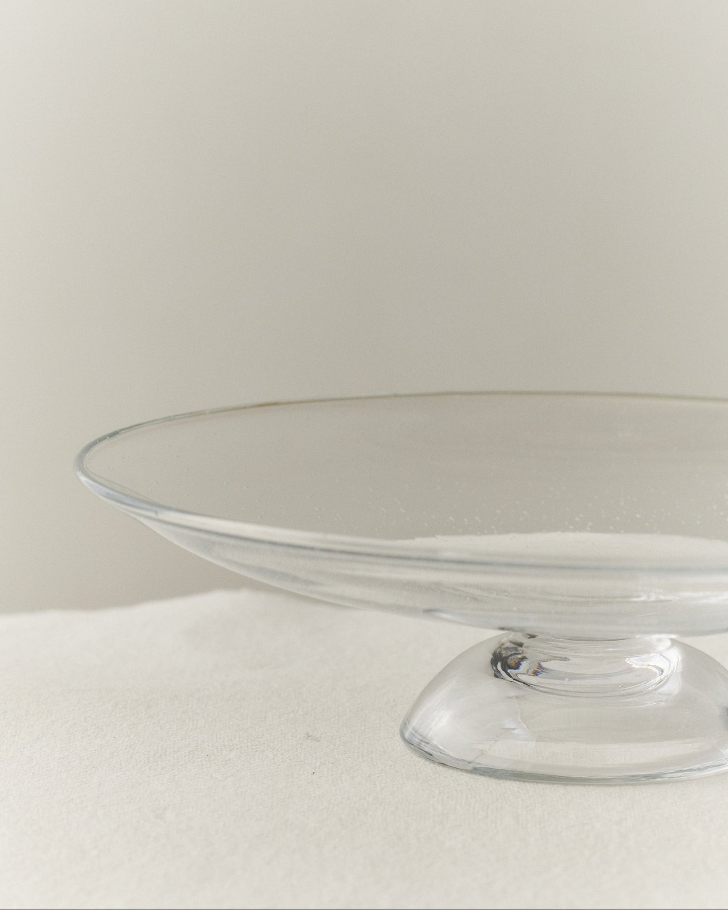 PLATEAU GRAPE EN VERRE BUBBLE