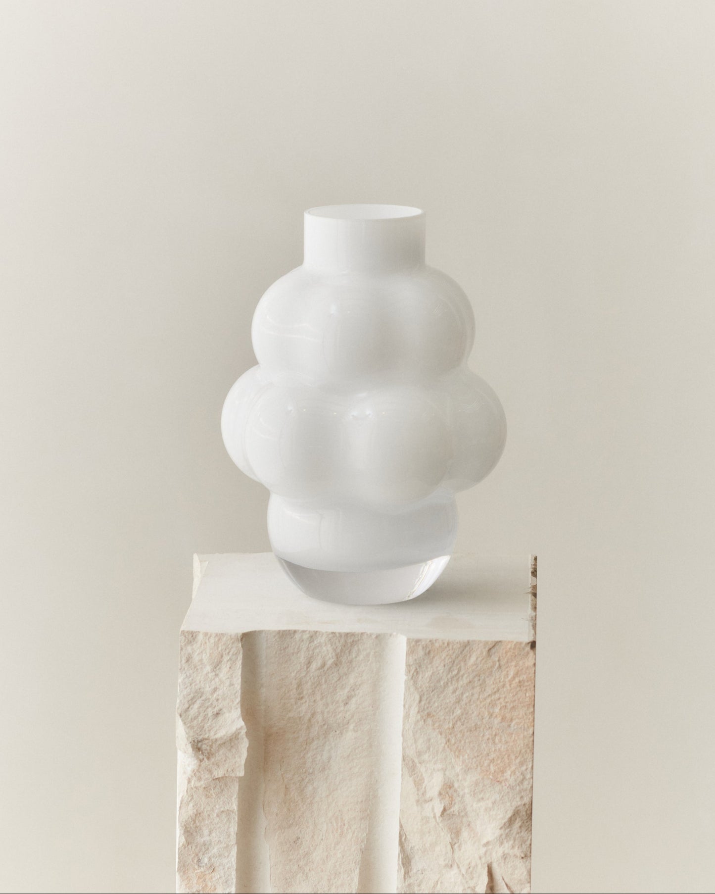 VASE BALLOON 04 VERRE BLANC