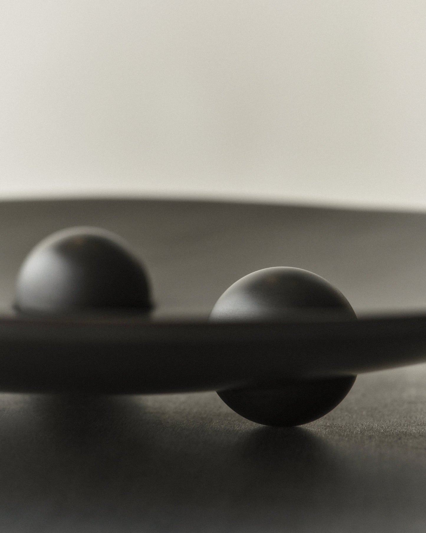 Large 003 in black steel