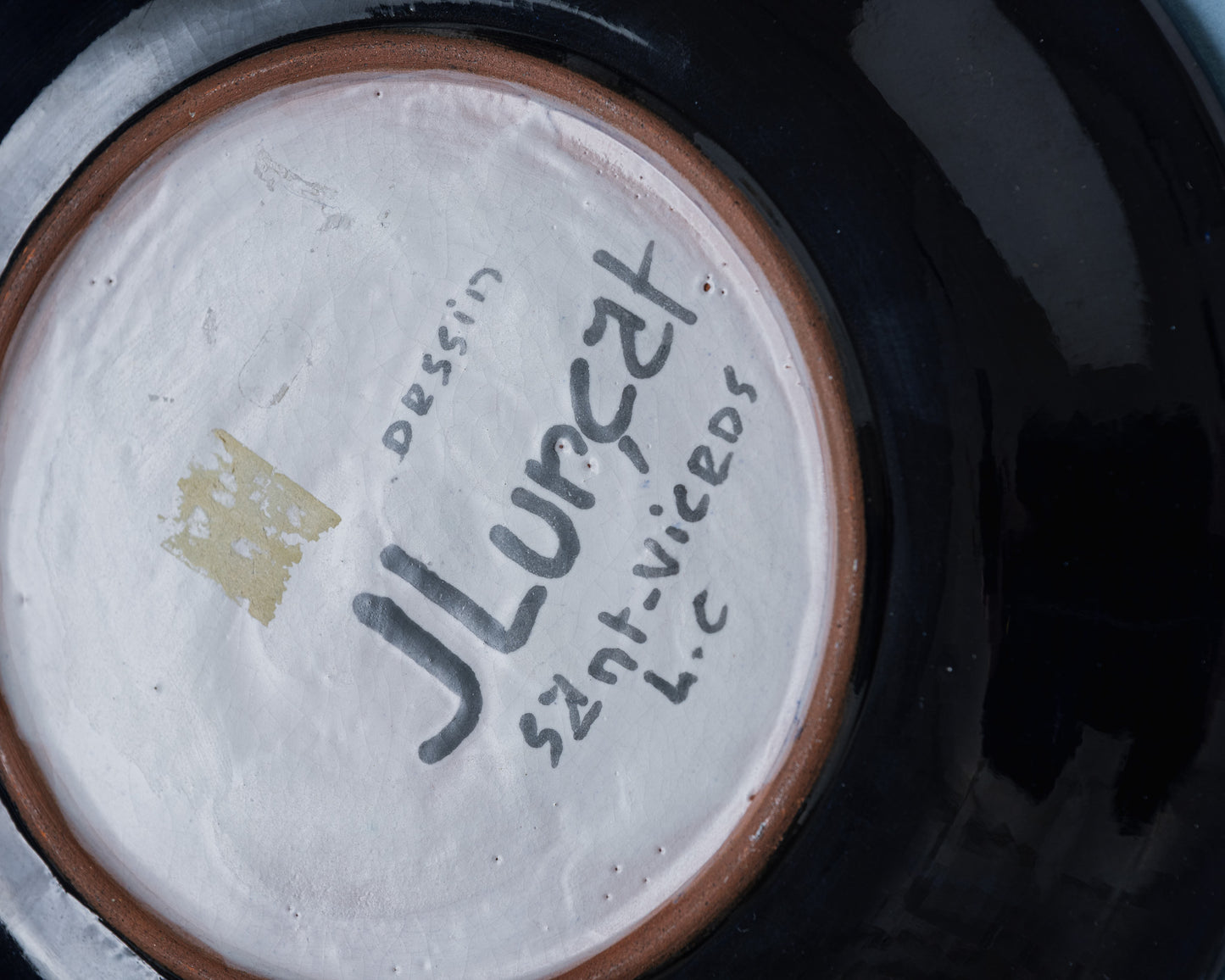 Ceramic plate, Jean Lurçat, 1950s