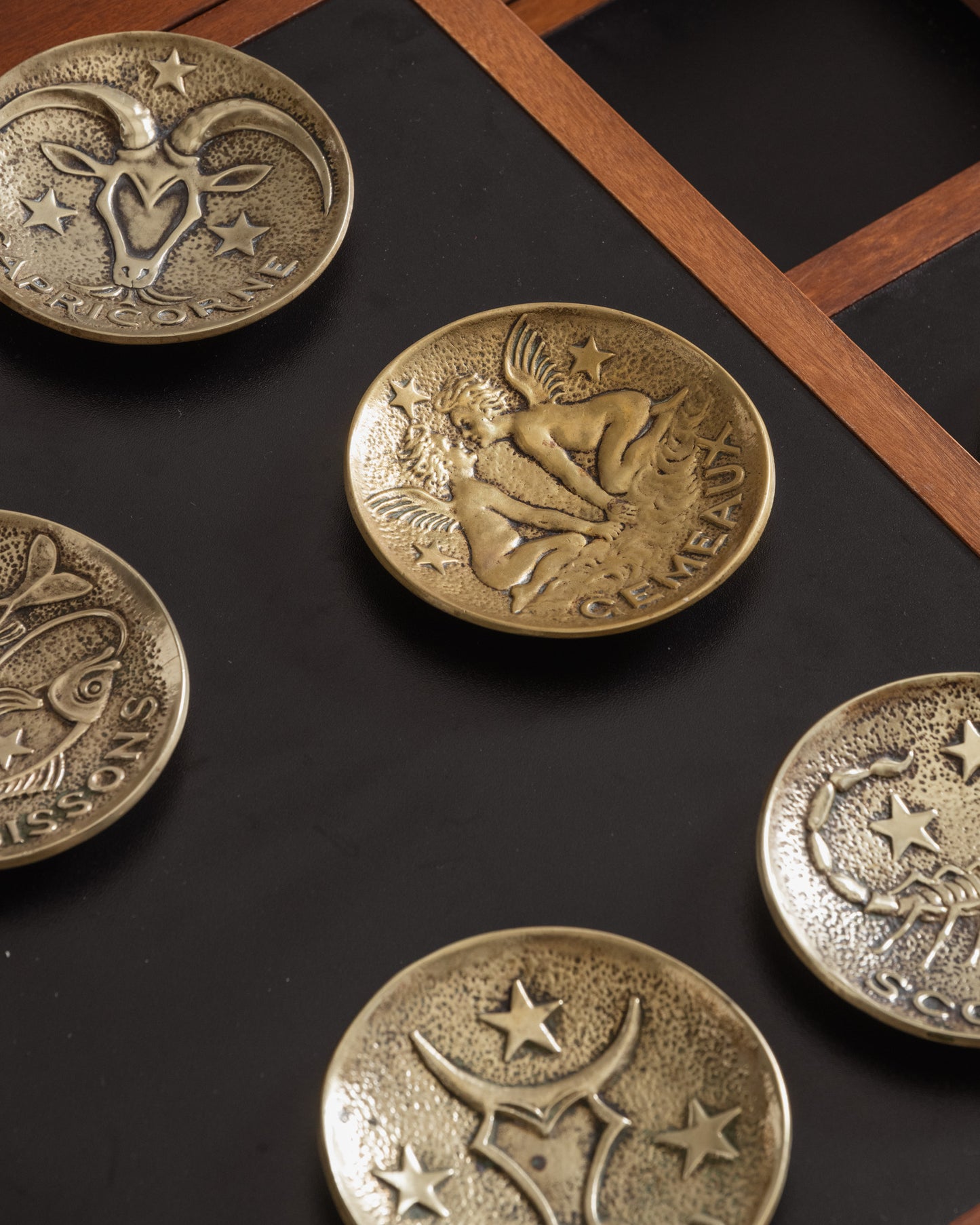 Capricorn trinket tray in gilt bronze, Max Le Verrier, 1930s
