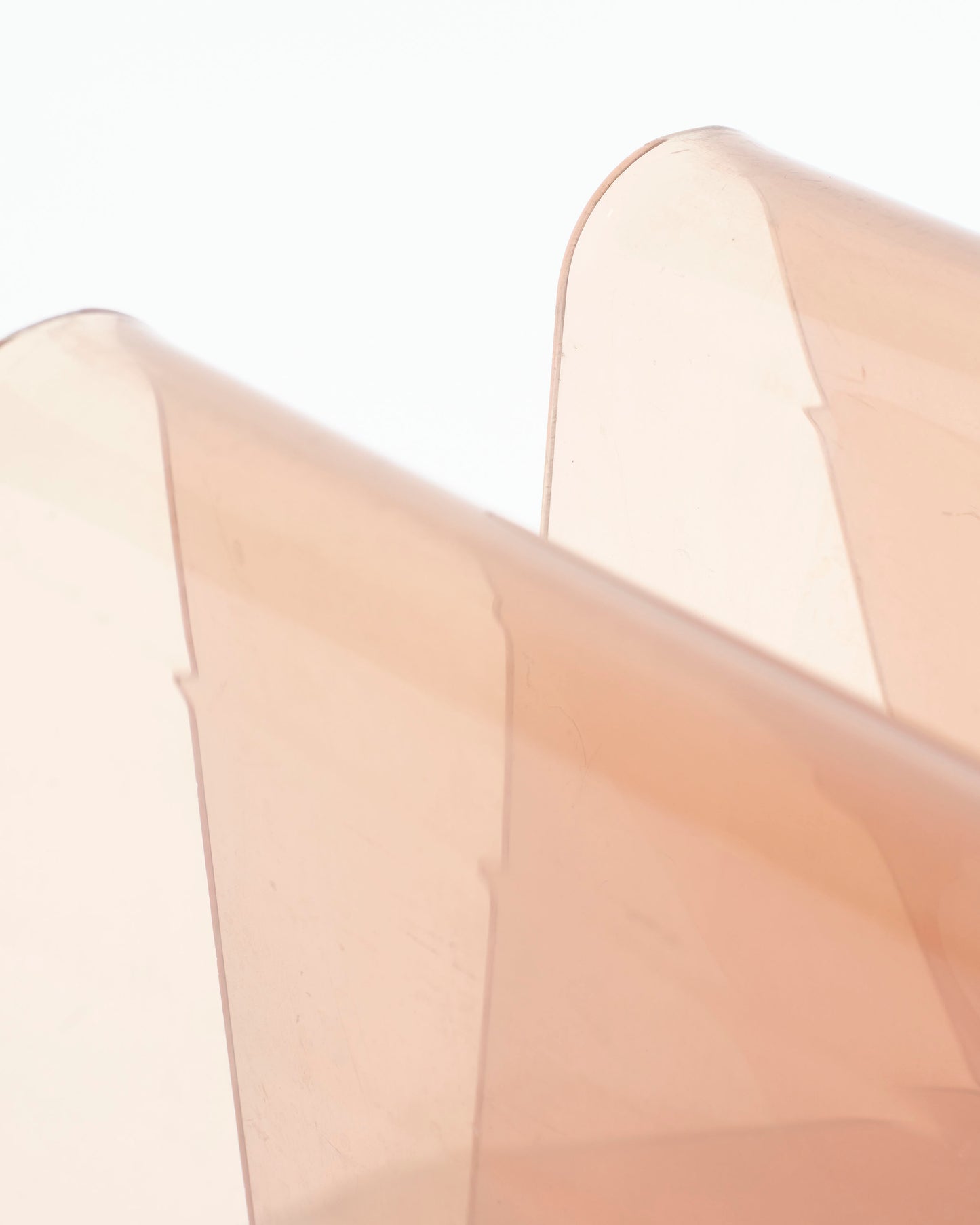 Smoked plexiglass rack, Michel Dumas, 1970s