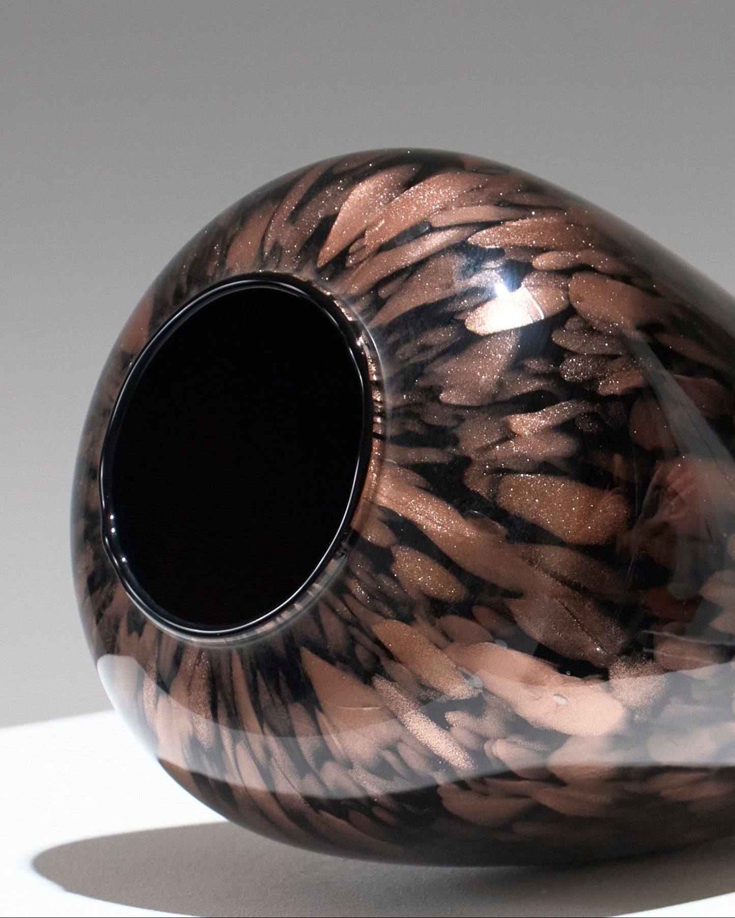VASE EN VERRE AVENTURINE DE MURANO, 1960s