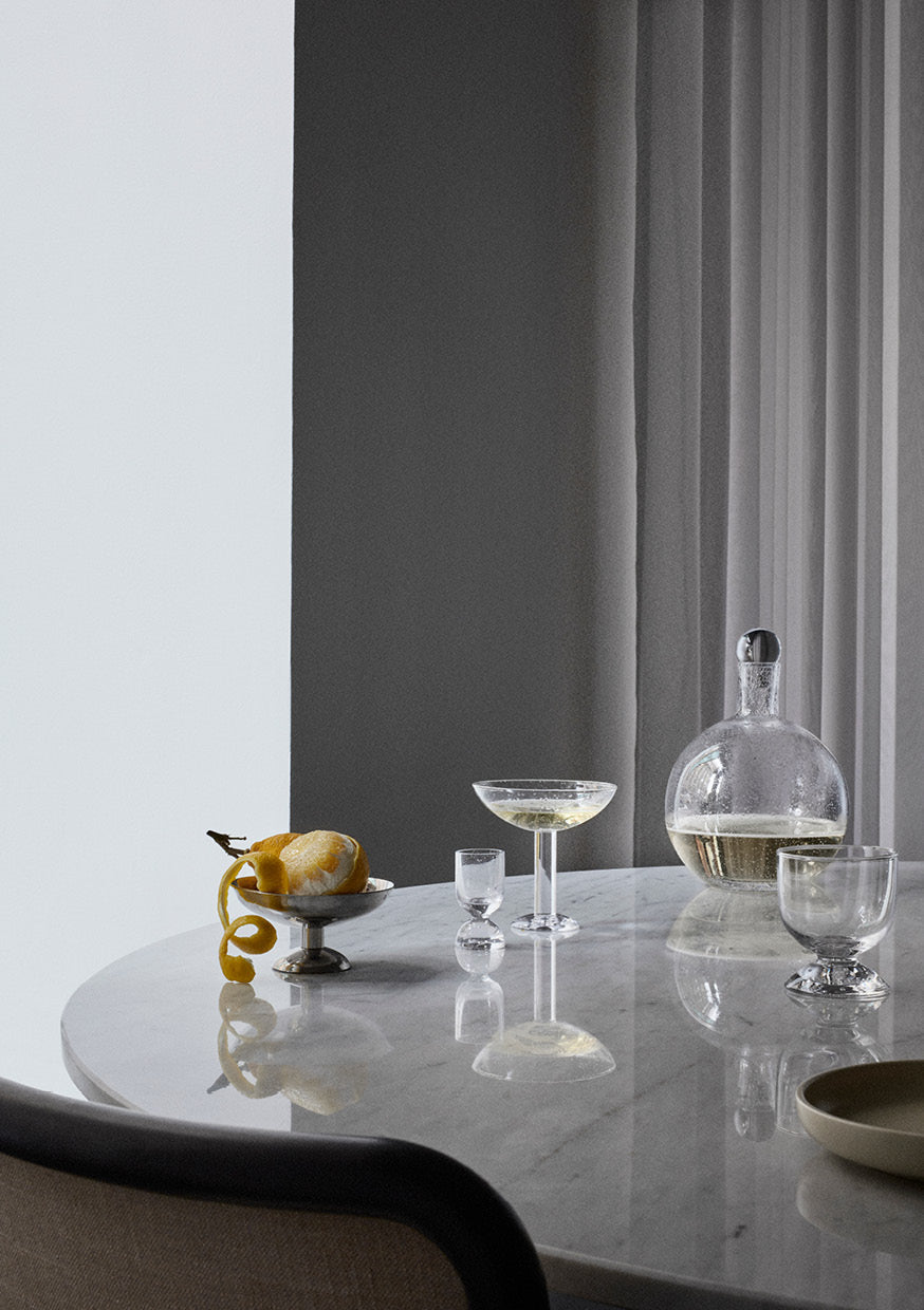 Champagne glass Bubble clear