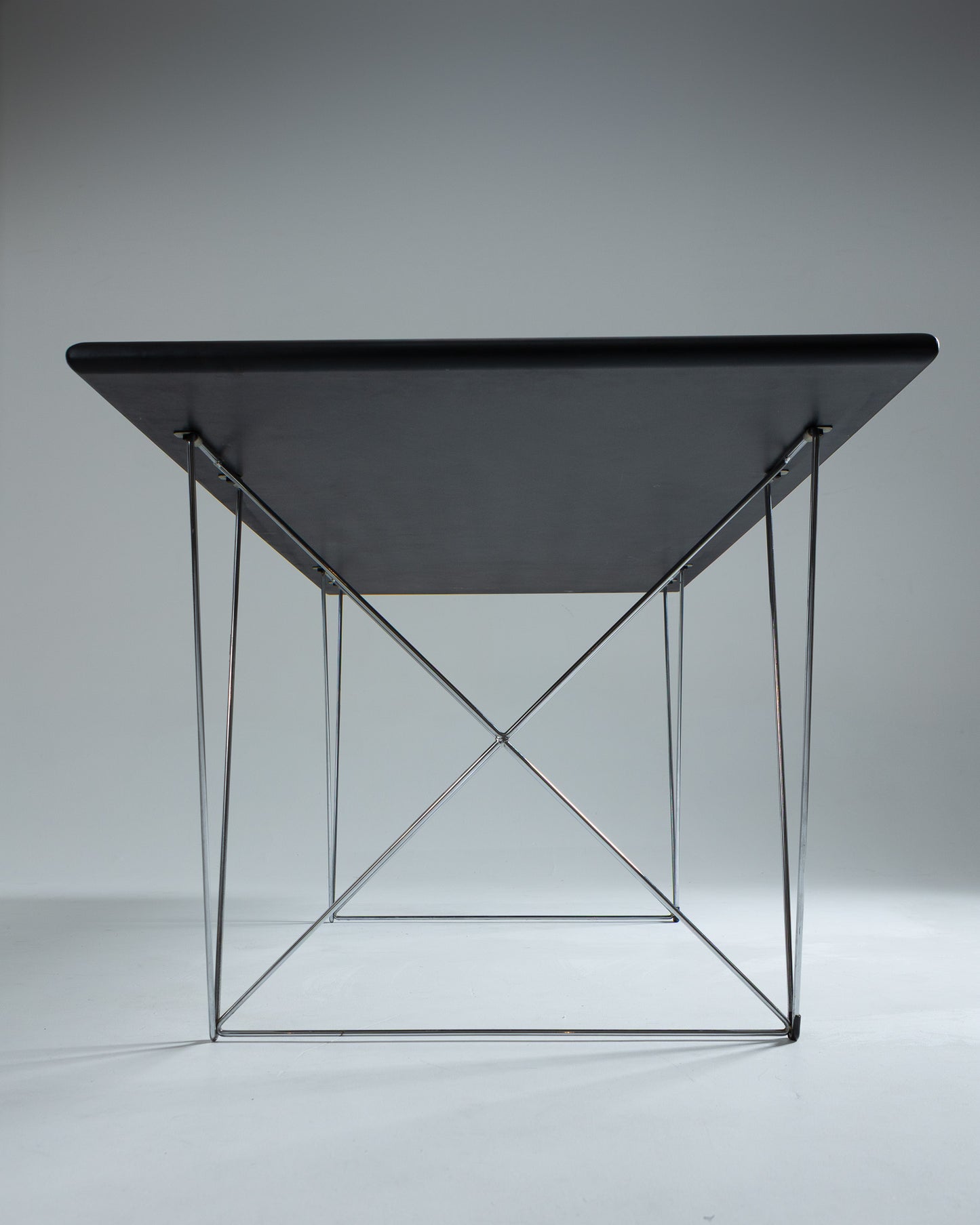SMALL X-LINE DINING TABLE, NIELS HAUGESEN, 1970s