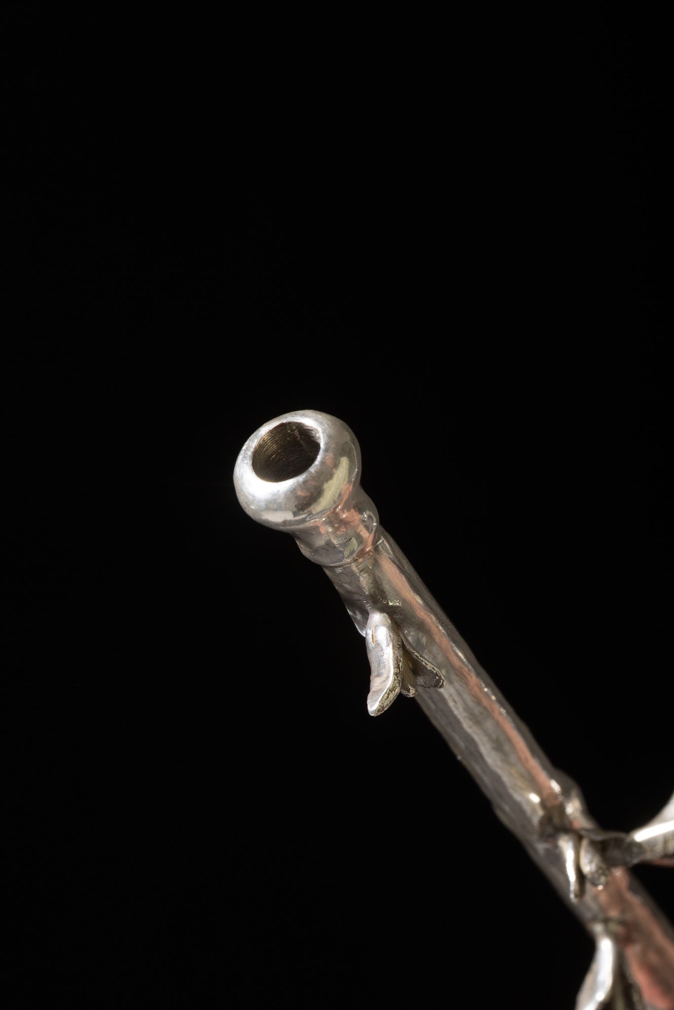 Silver cigarette door