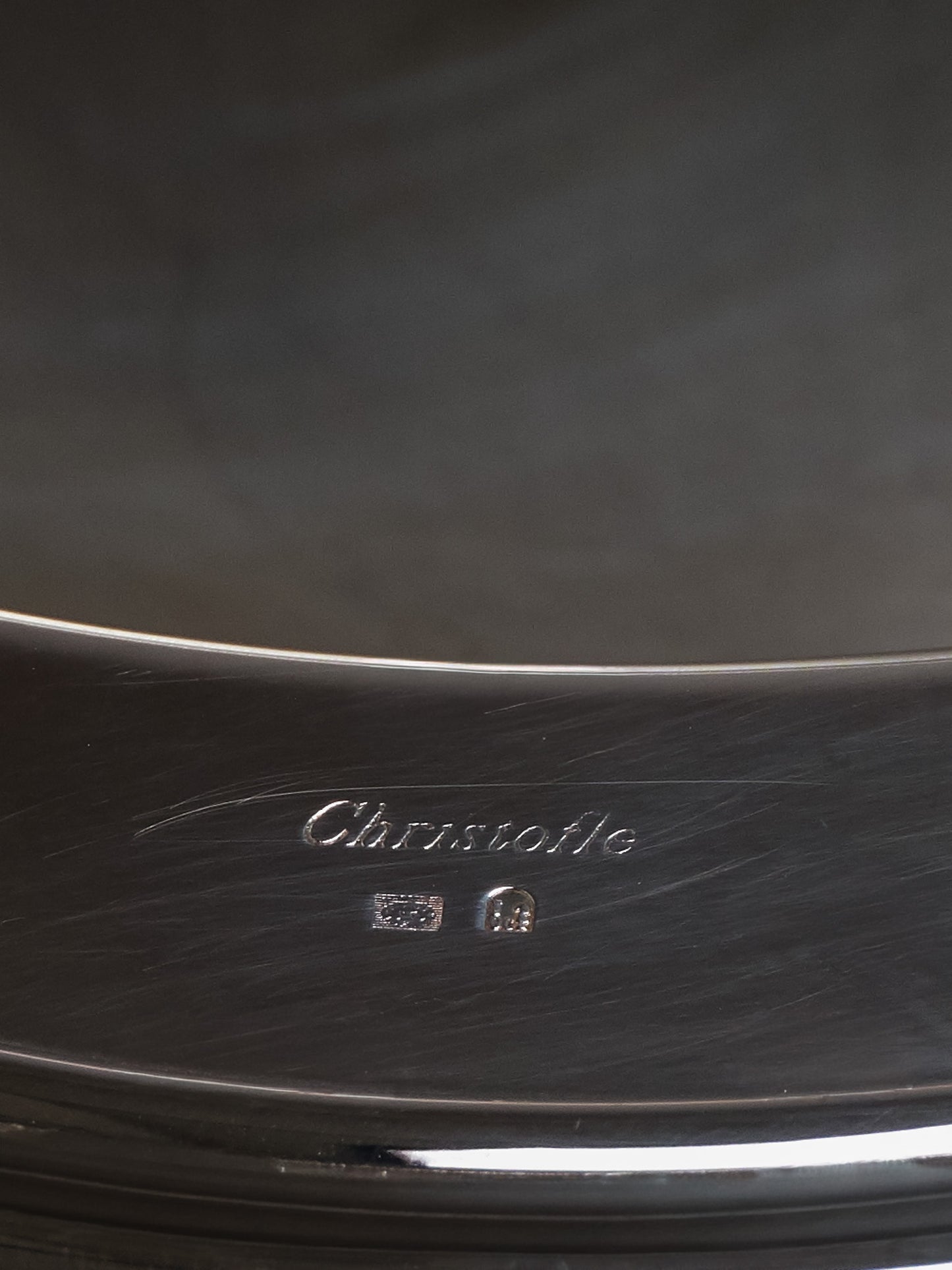 Silver-plated metal vegetable dish, Christofle, 1960s