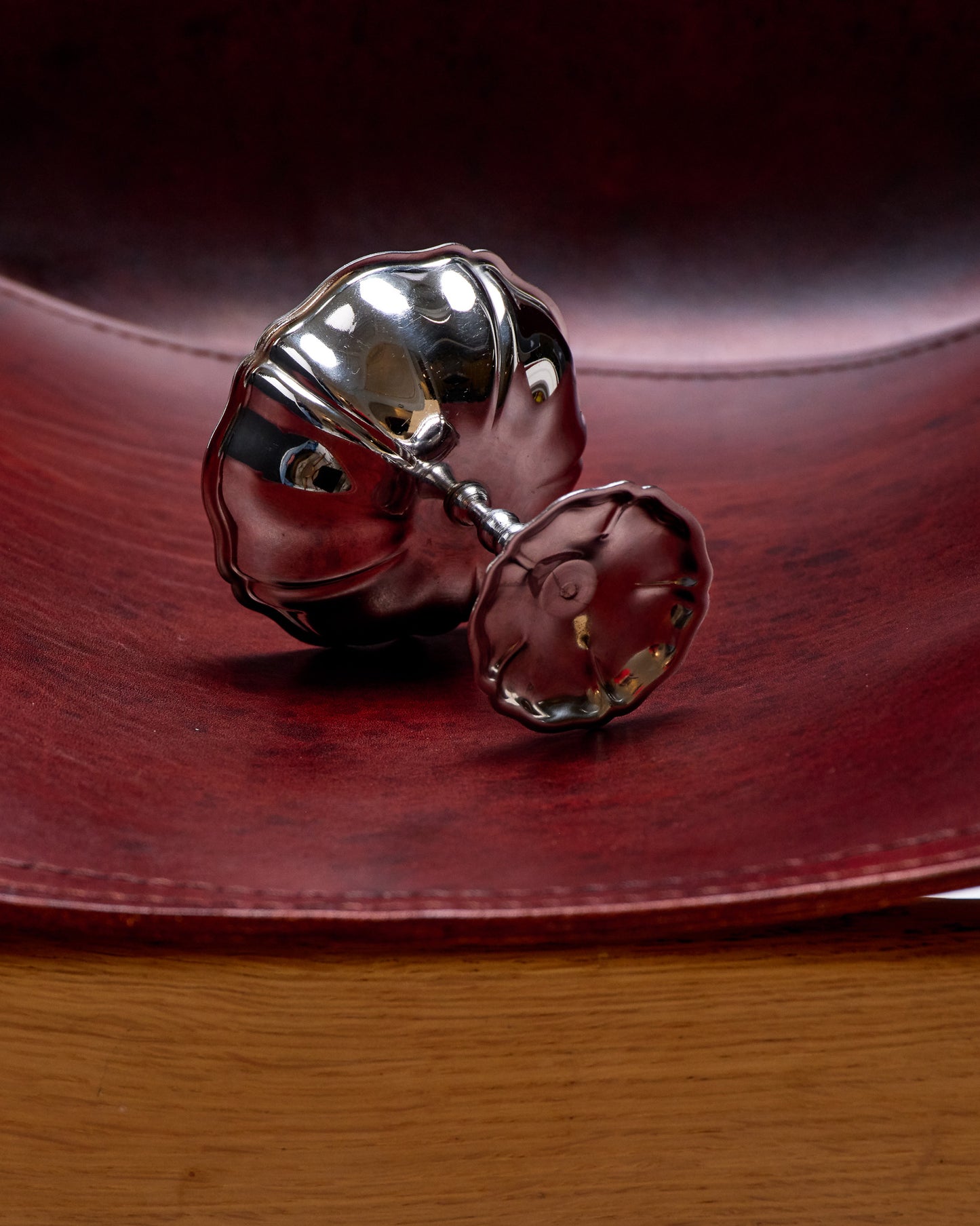 SET OF 6 STAINLESS STEEL CUPS, 1970s