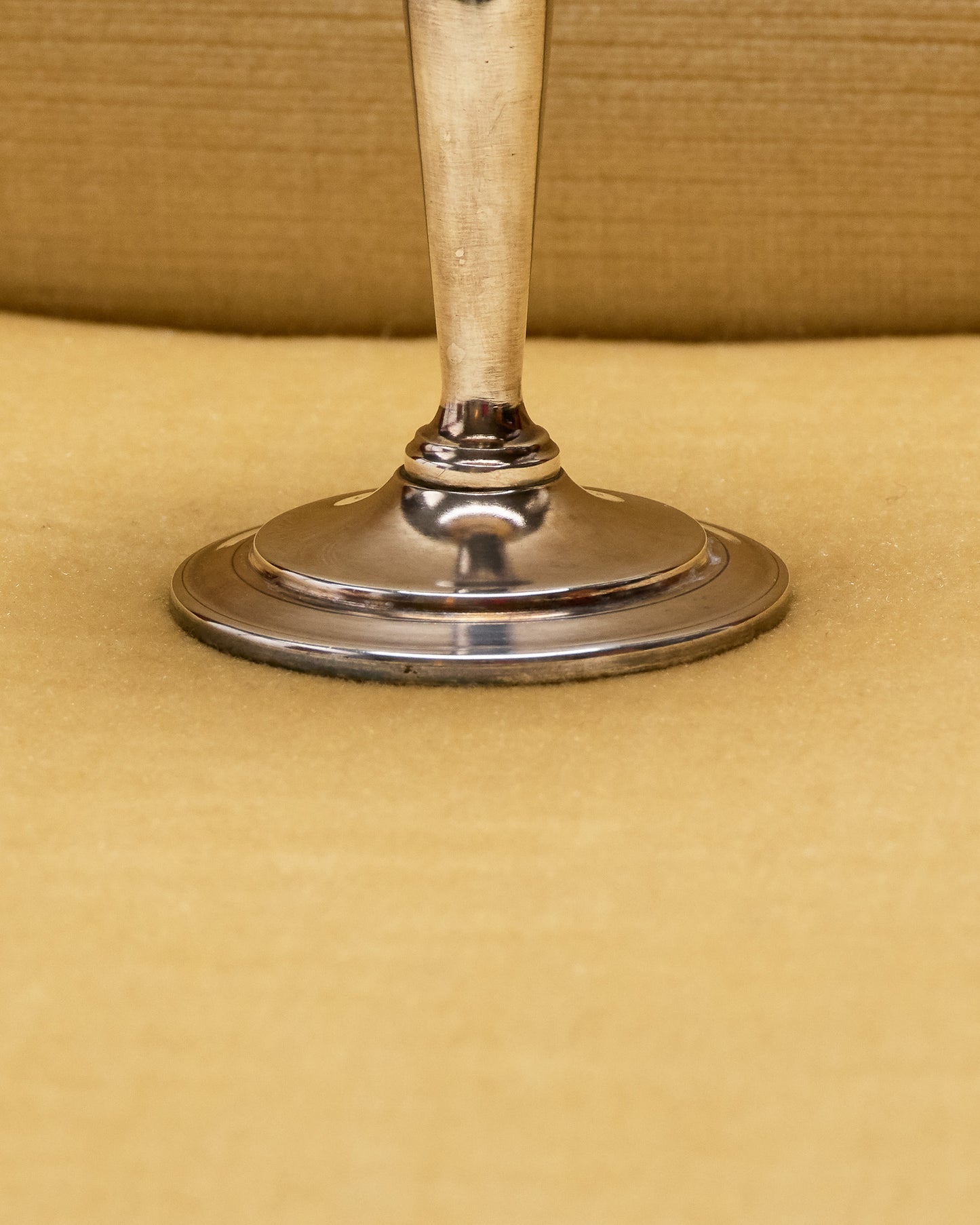 SET OF 6 SILVER-PLATED METAL ICE CREAM CUPS