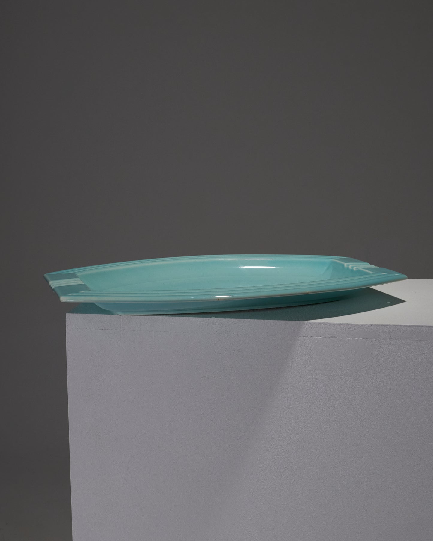 Ceramic oval dish, 1930s