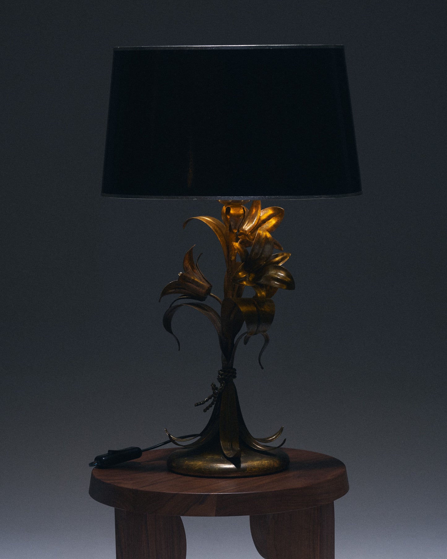 HOLLYWOOD REGENCY TABLE LAMP, MAISON JENSEN, 1970s