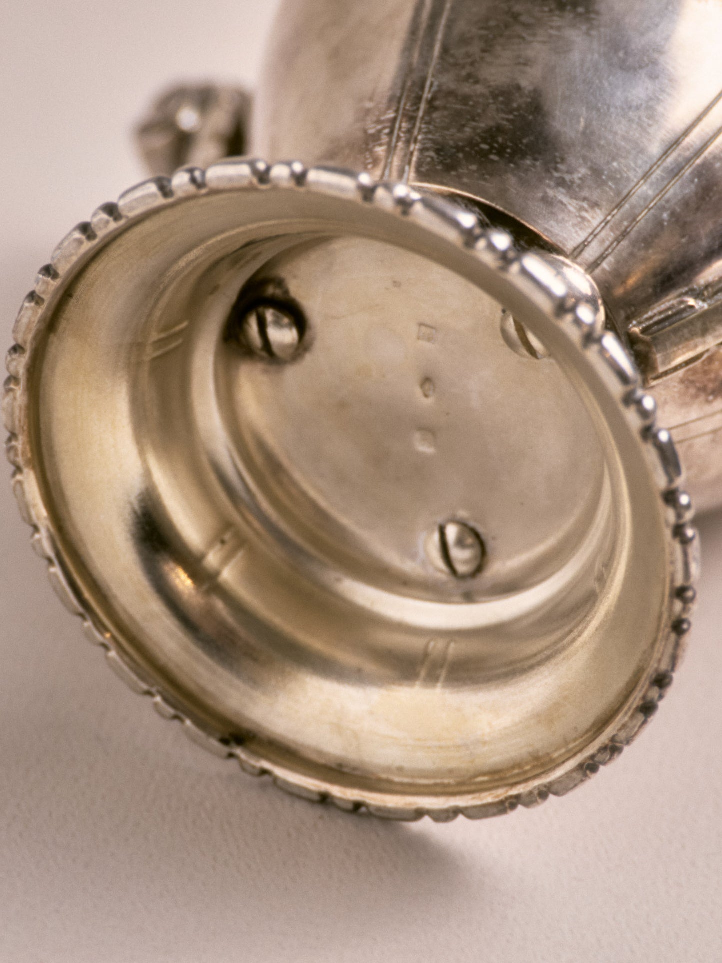 Art Deco silver-plated metal candy dish, 1930s