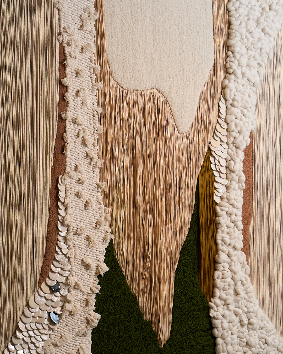 "À l'origine" textile artwork