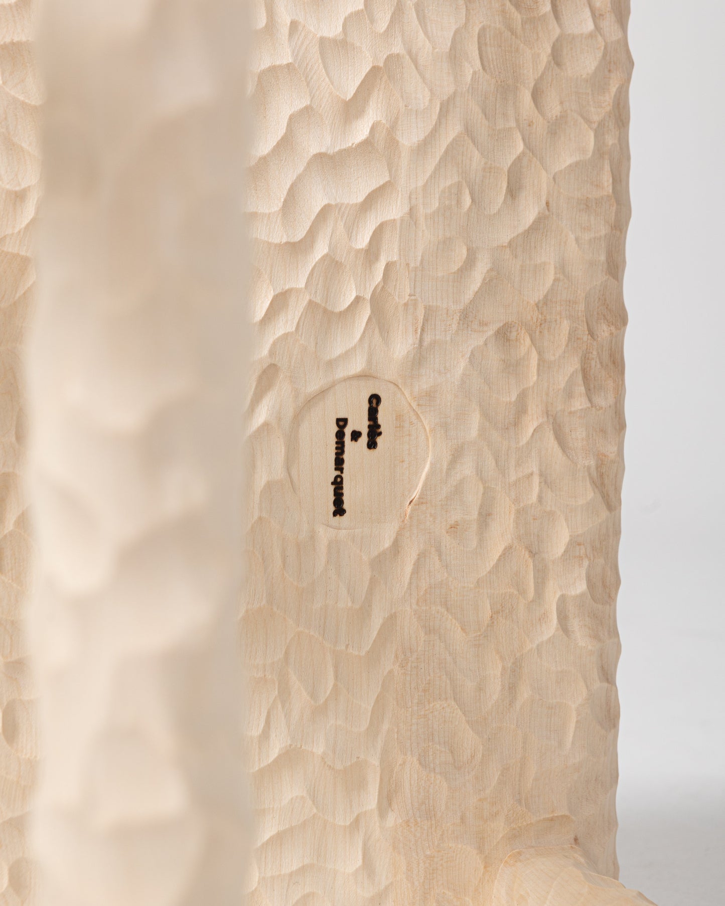 CHAISE ONDES EN BOIS D'ÉRABLE MASSIF