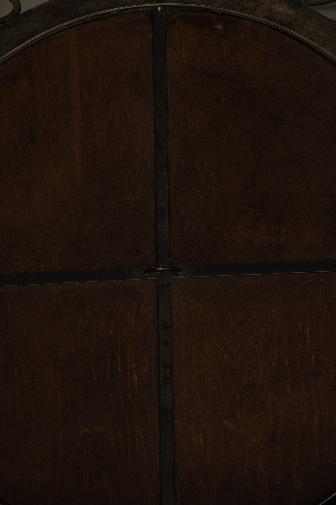 ART DECO WROUGHT IRON MIRROR, 1920s