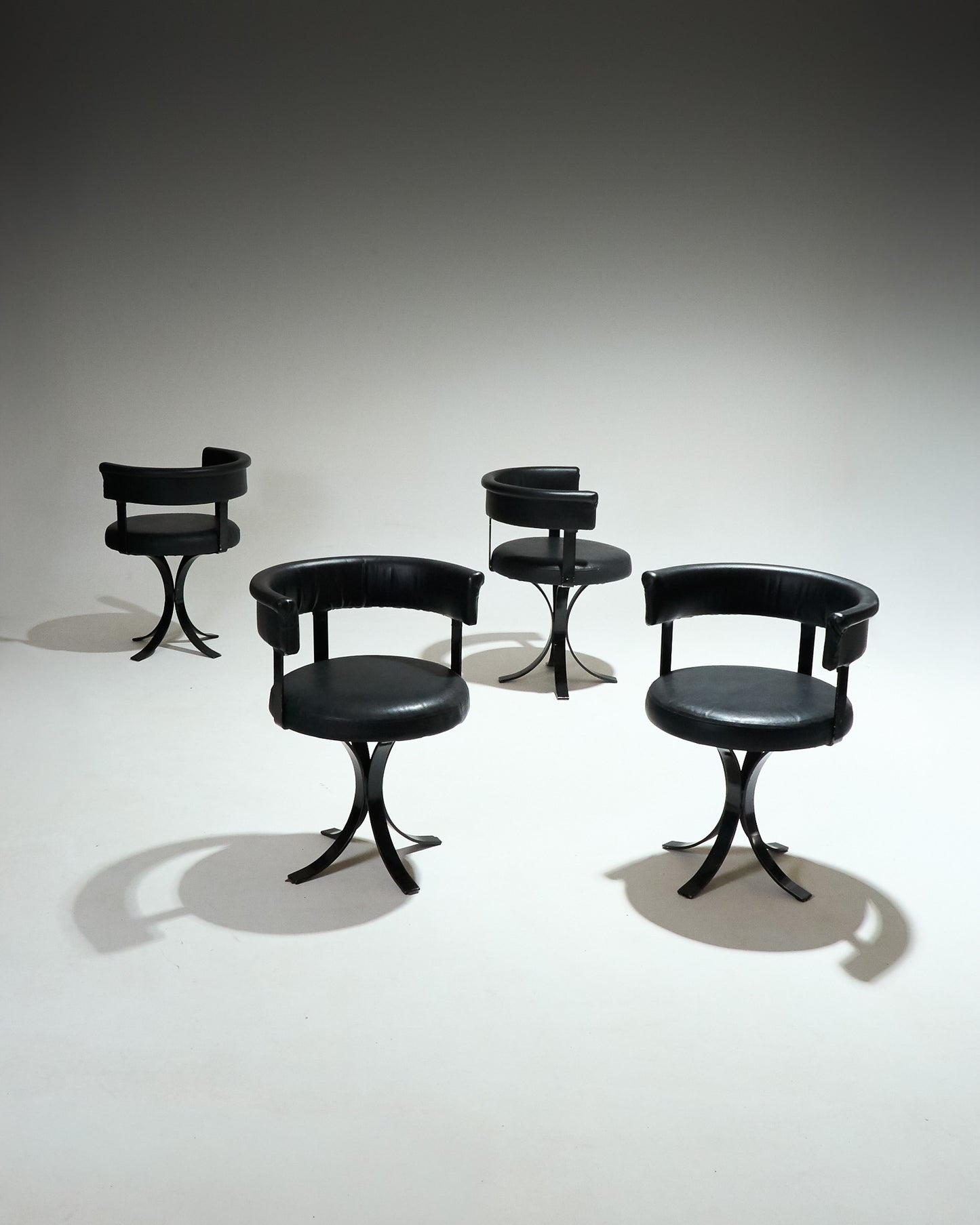PAIR OF OSVALDO BORSANI CHAIRS