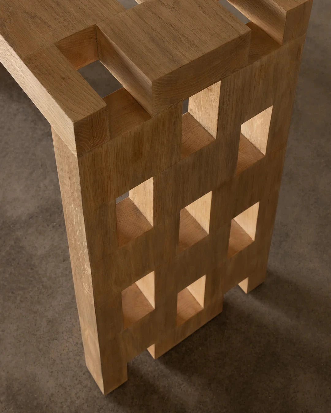 CONSOLE VIVI EN CHÊNE