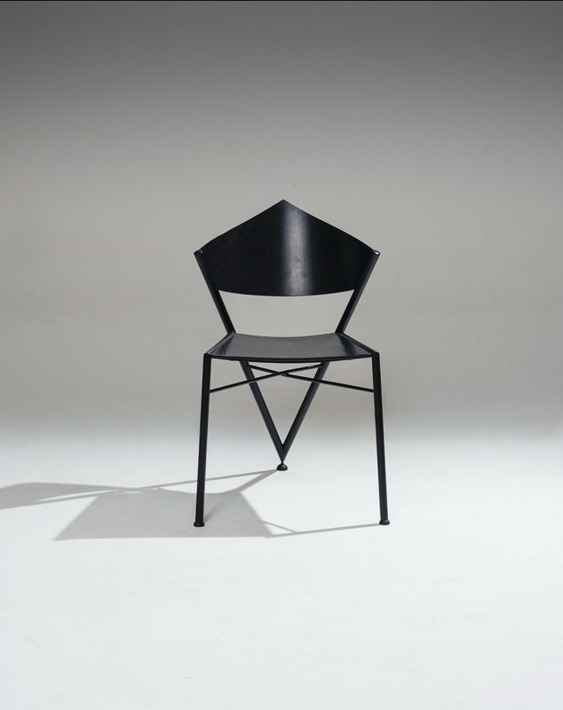 PAIRE DE CHAISES 'D-TEC' POSTMODERNES, VICTORY, 1980s