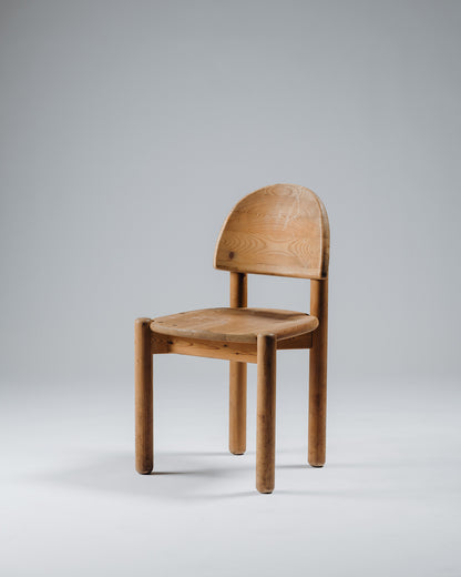 CHAISE EN PIN, RAINER DAUMILLER, HIRTSHALS SAVVÆRK, 1970s