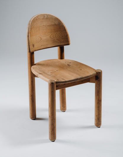 CHAISE EN PIN, RAINER DAUMILLER, HIRTSHALS SAVVÆRK, 1970s