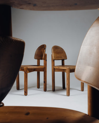 CHAISE EN PIN, RAINER DAUMILLER, HIRTSHALS SAVVÆRK, 1970s