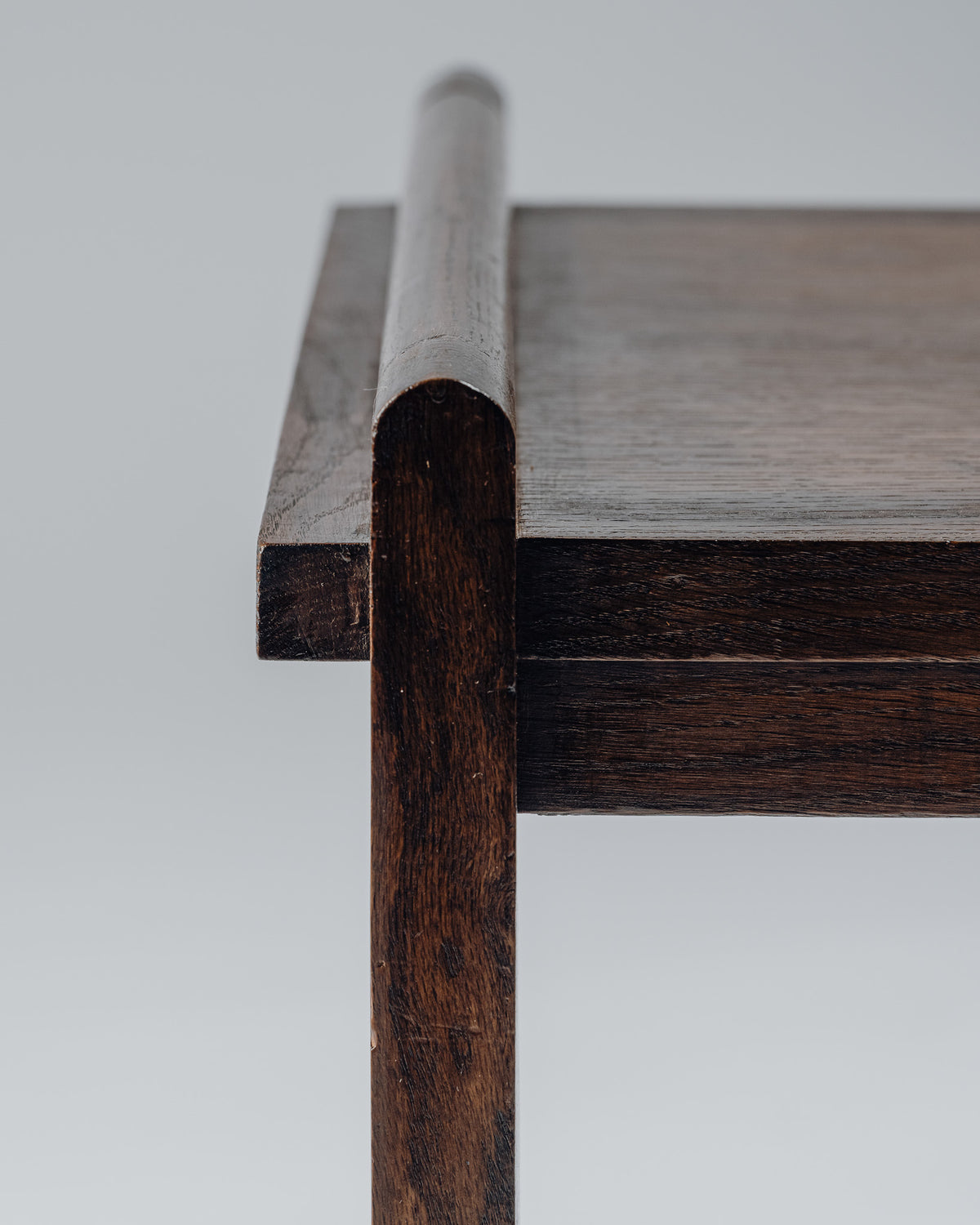 OAK SIDE TABLE, RENÉ GABRIEL, 1940s