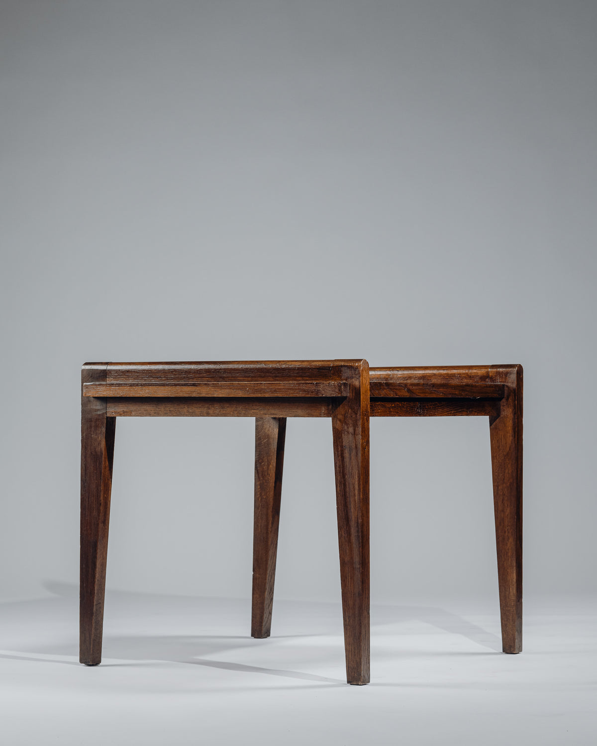 OAK SIDE TABLE, RENÉ GABRIEL, 1940s